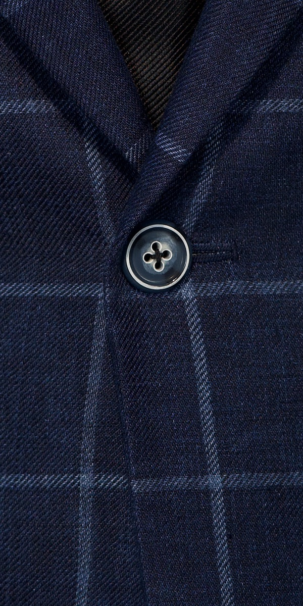 Complet bleu birdseye en laine