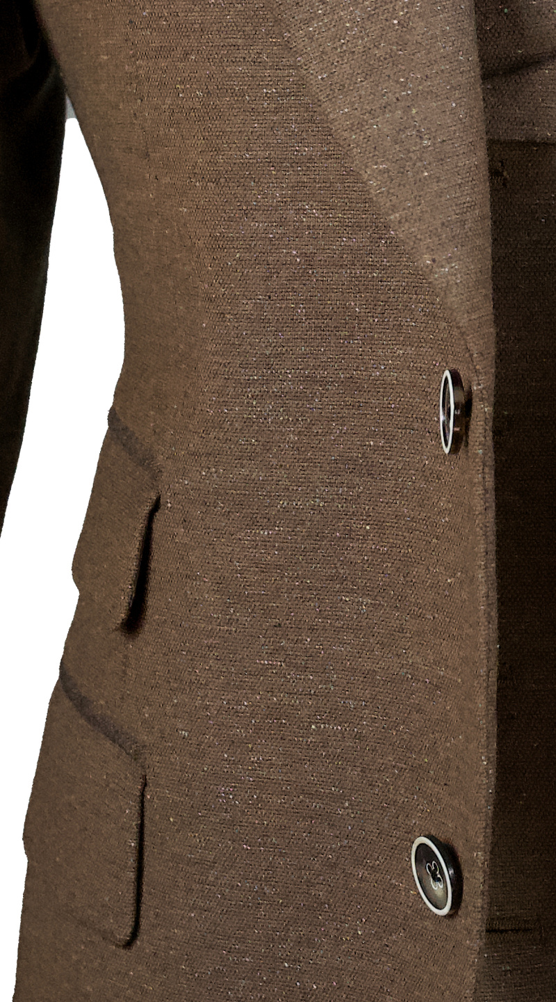 Coffee Tweed Suit