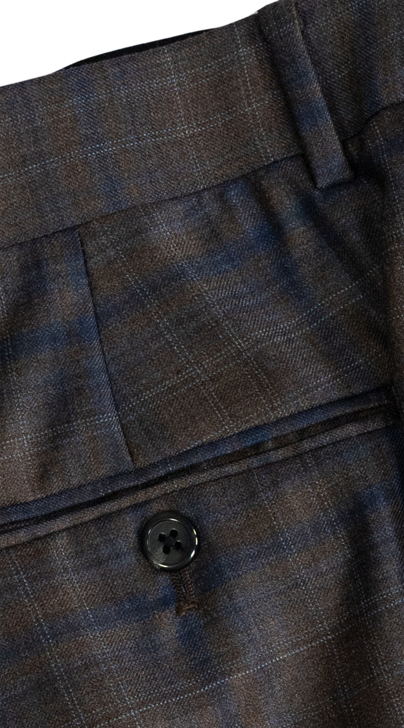 Walnut Glen Plaid Wool Suit