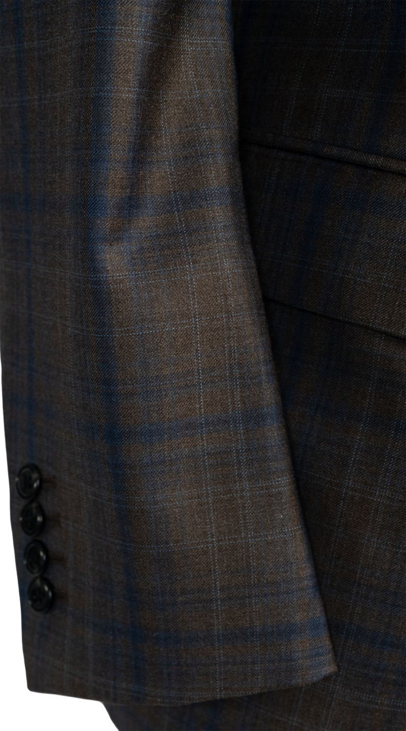 Walnut Glen Plaid Wool Suit