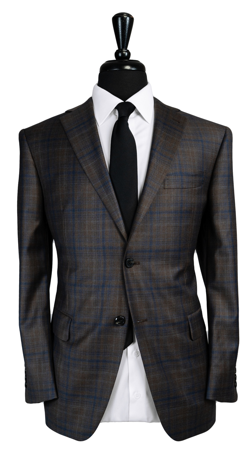 Walnut Glen Plaid Wool Suit