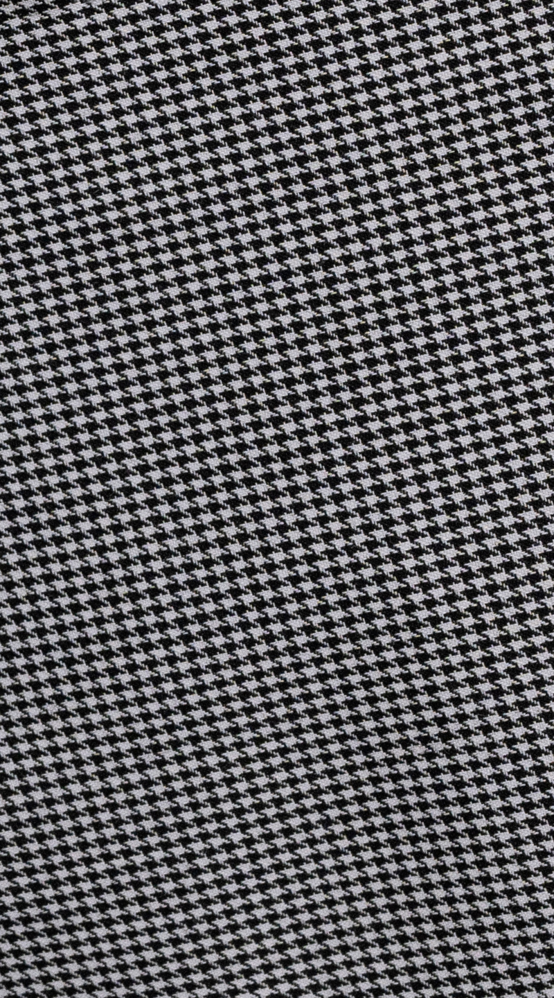 Manteau Croisé Motif Pied-de-Poule