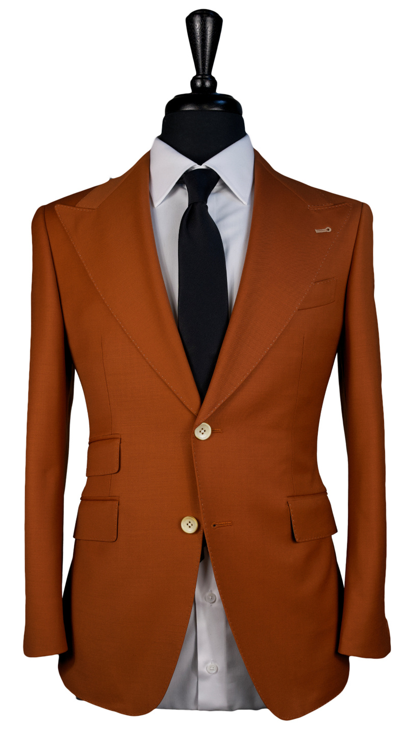 Cider Orange Wool Suit