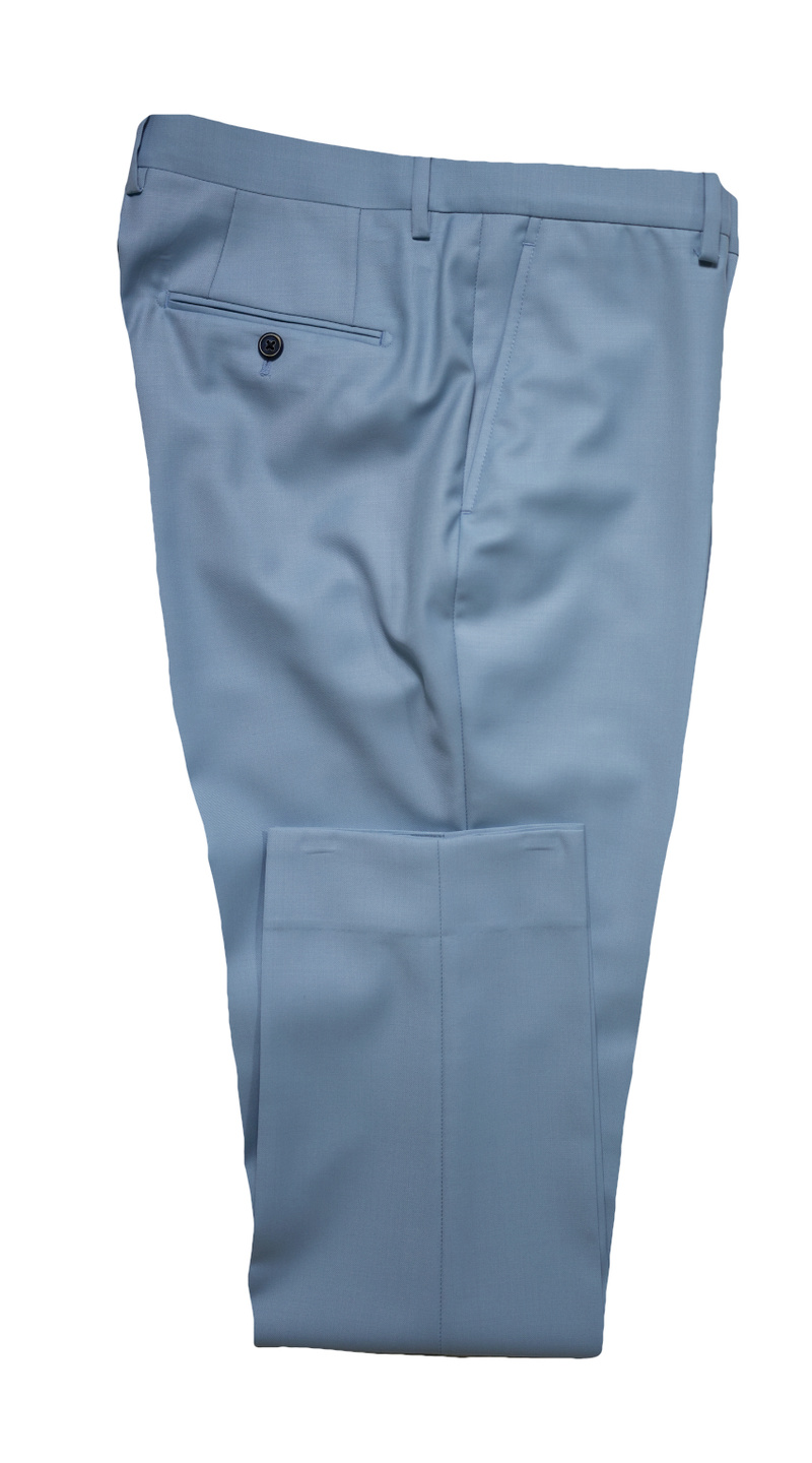 Powder Blue Twill Suit