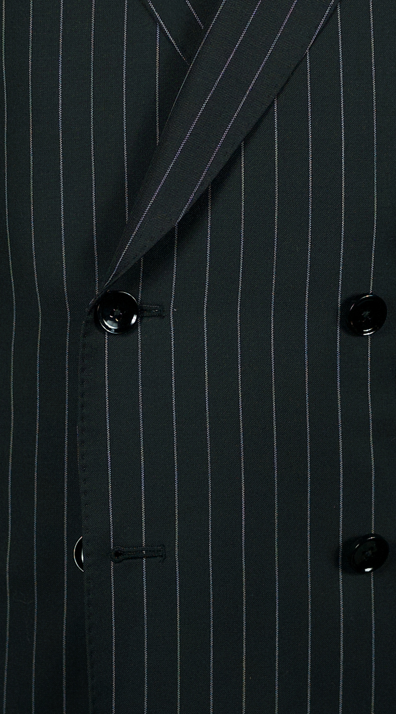 Black Pinstripe Suit