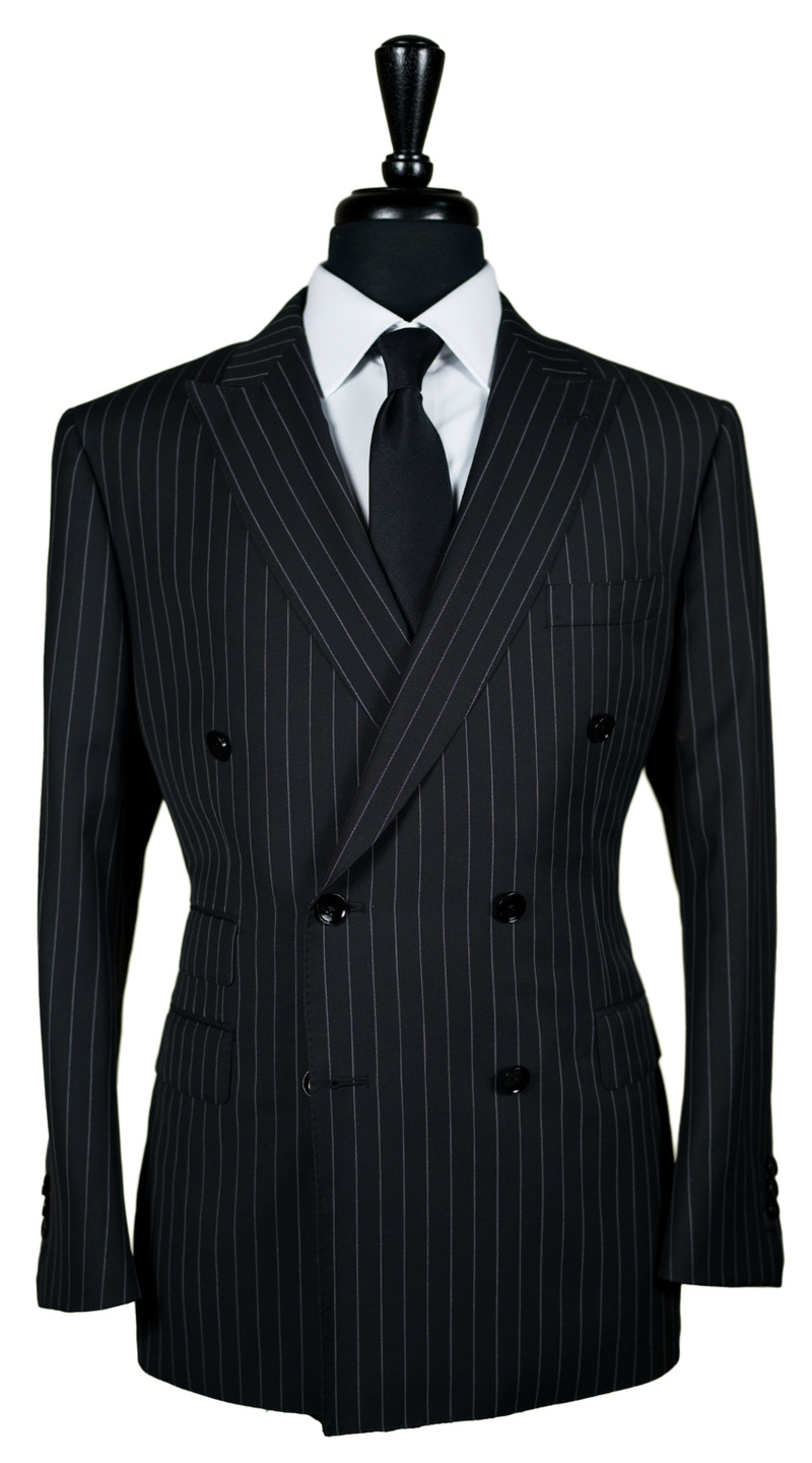 Black Pinstripe Suit