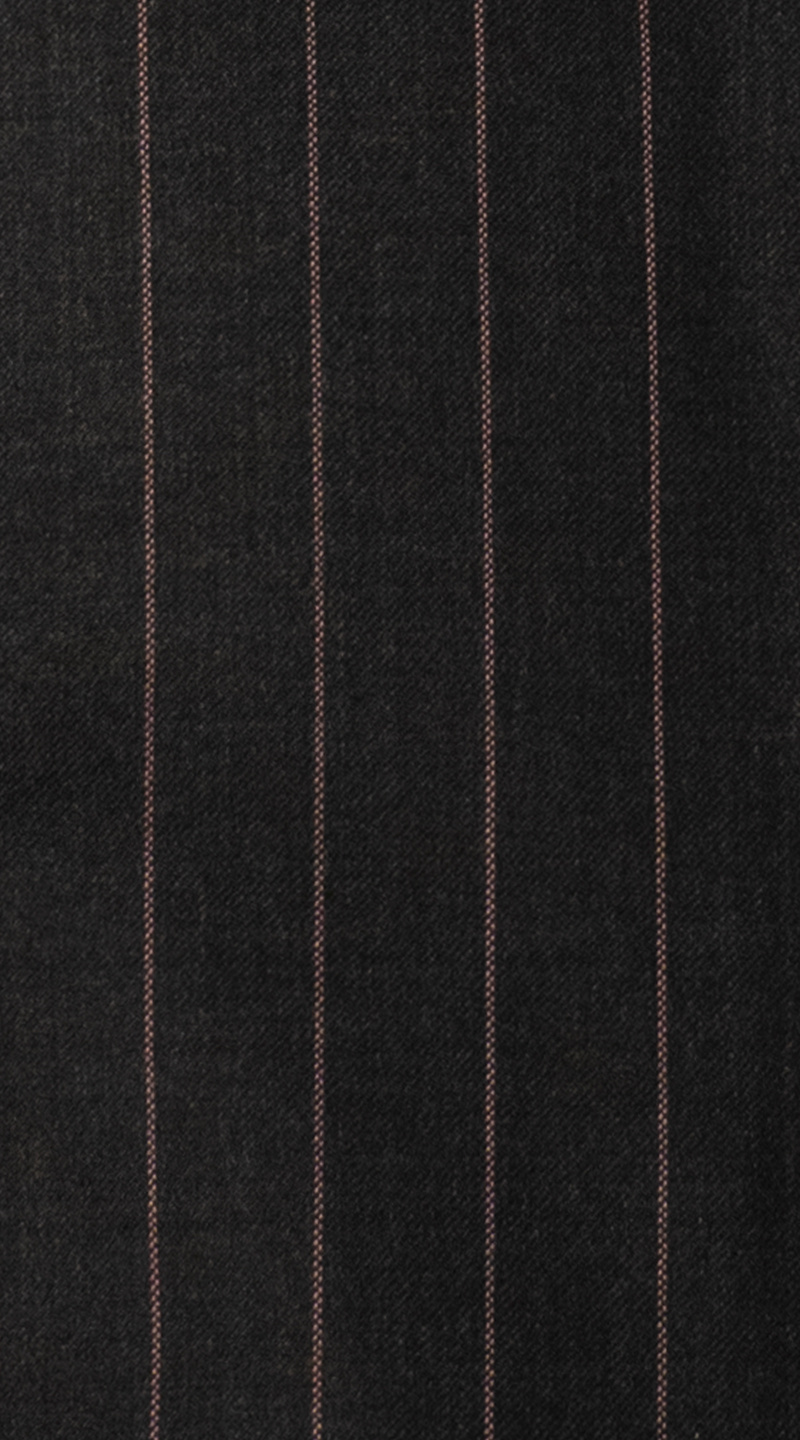 Chocolate with Pink Pinstripe Suit