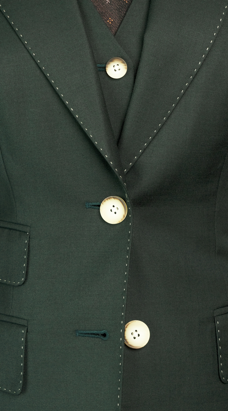 Sage Green Wool Suit