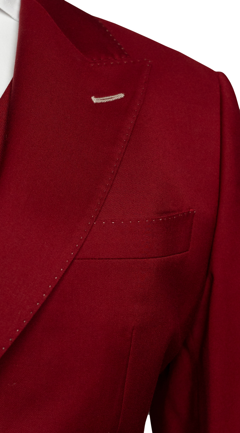 Complet Classique Rouge Cerise