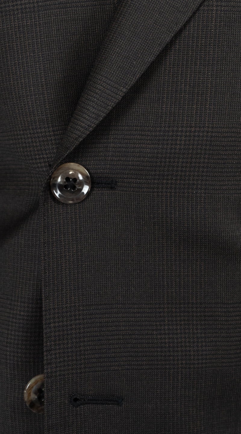 Dark Chocolate Glen Plaid Suit