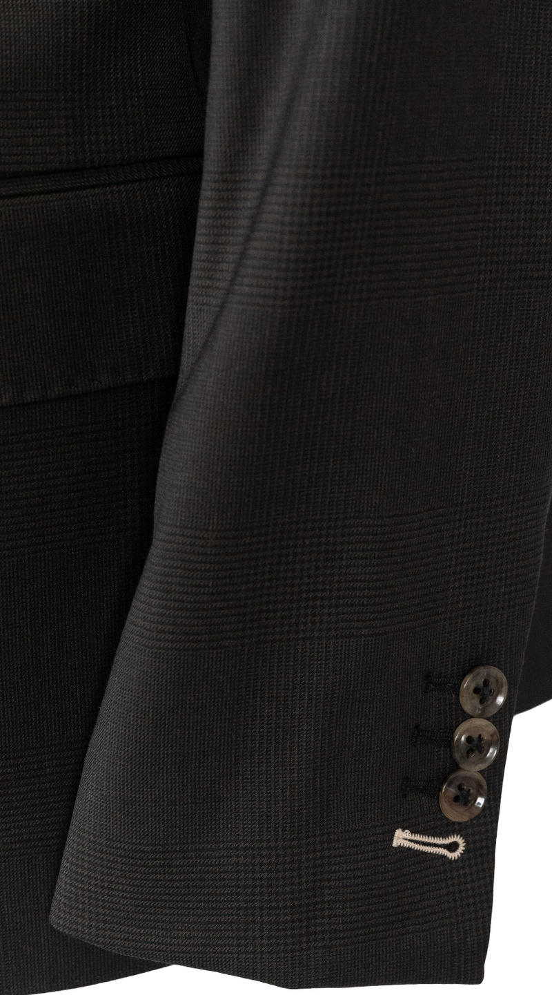 Dark Chocolate Glen Plaid Suit