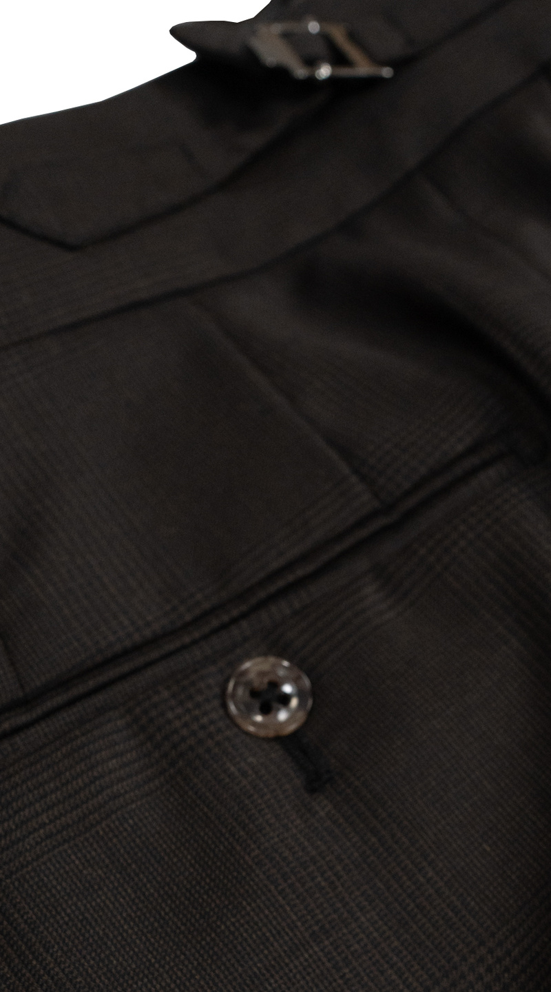 Dark Chocolate Glen Plaid Suit