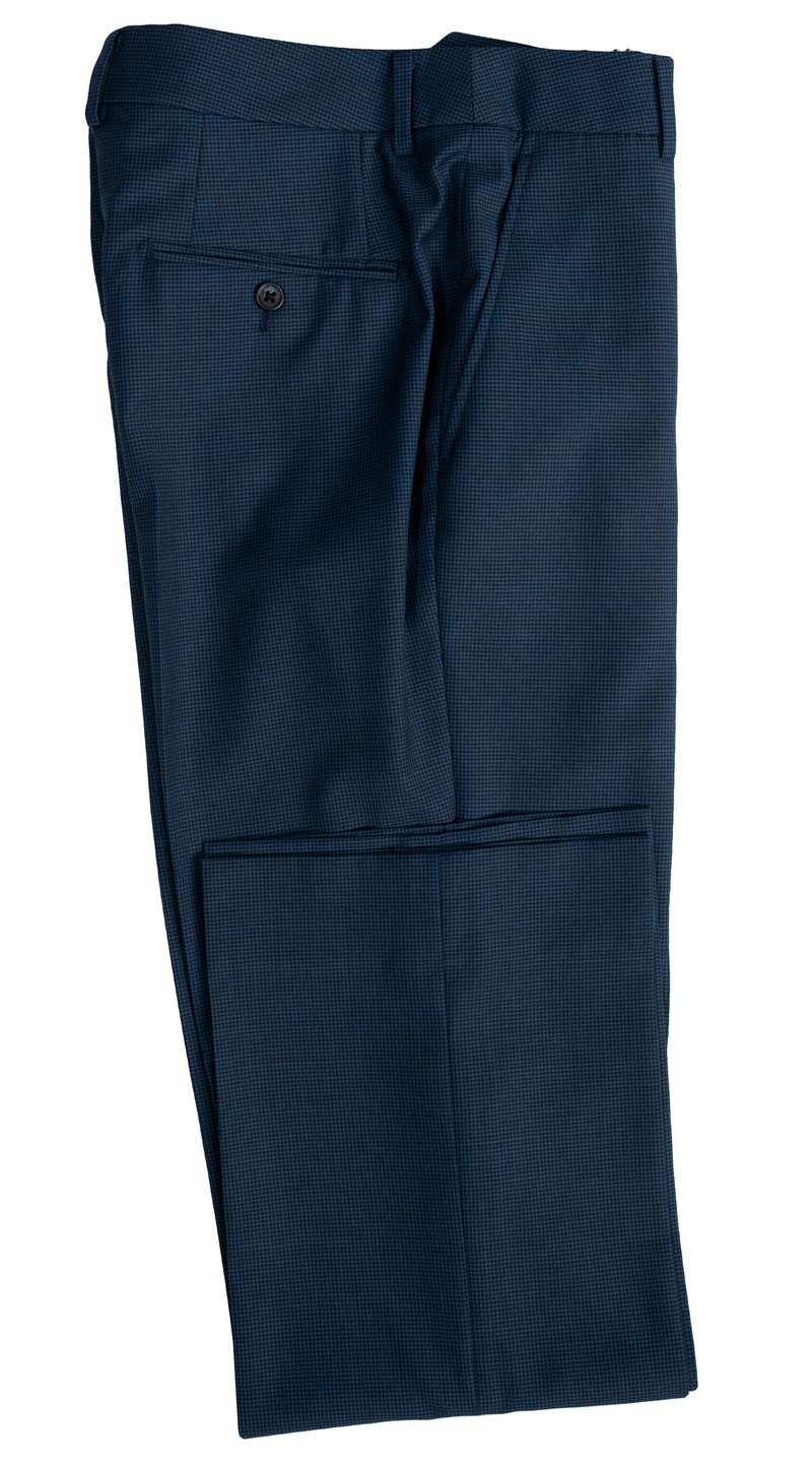 Navy Micro Houndstooth Suit