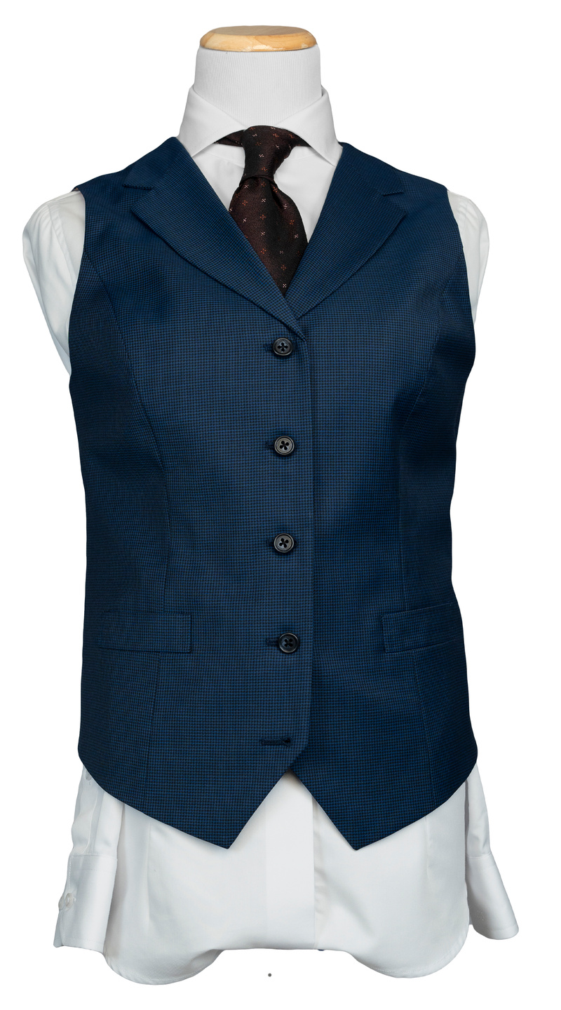 Navy Micro Houndstooth Suit