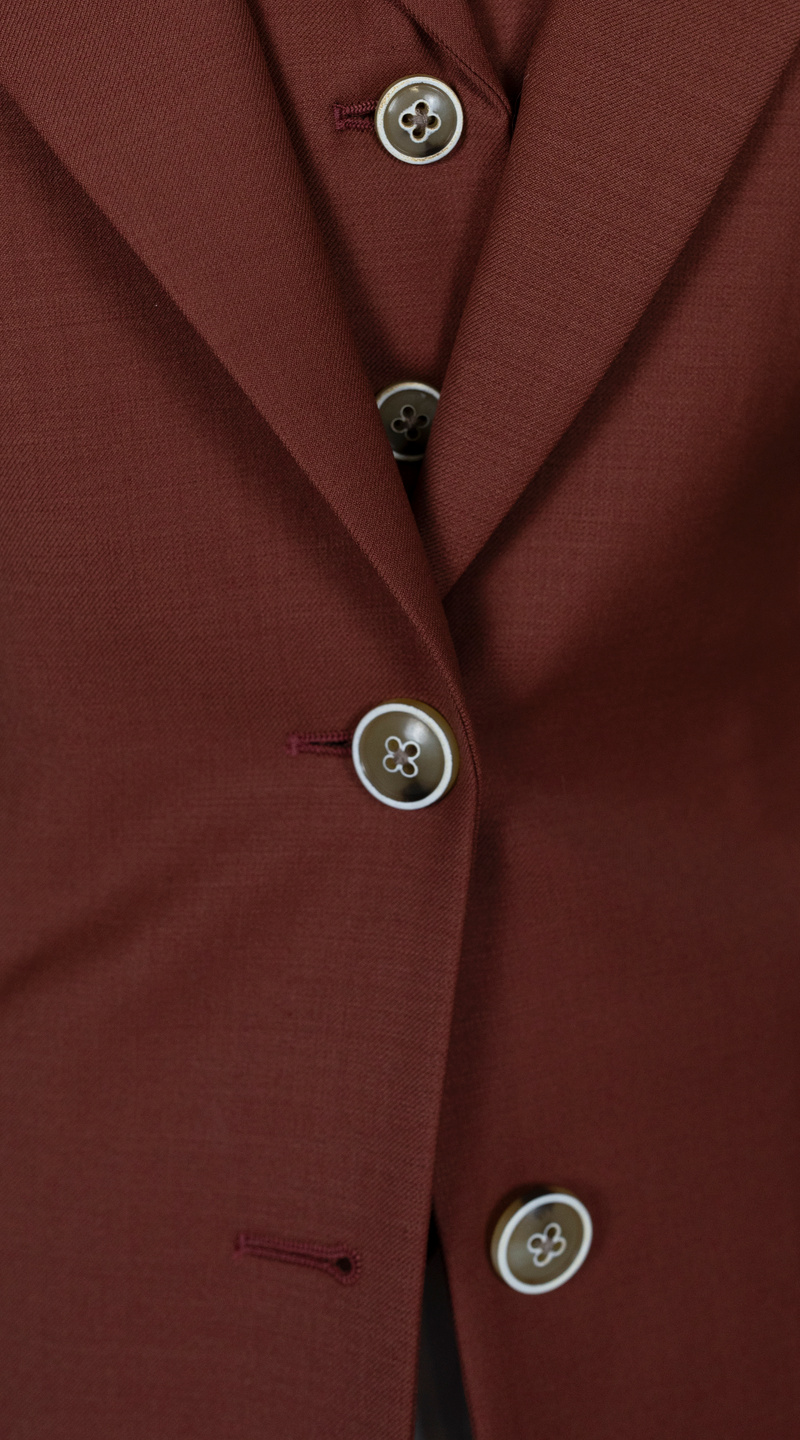 Complet Laine Twill Cacao