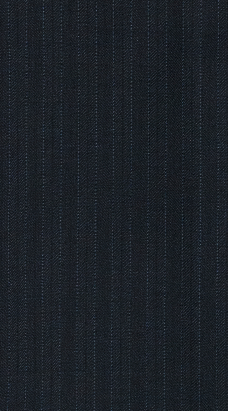 Complet Rayures Fines Bleu Foncé