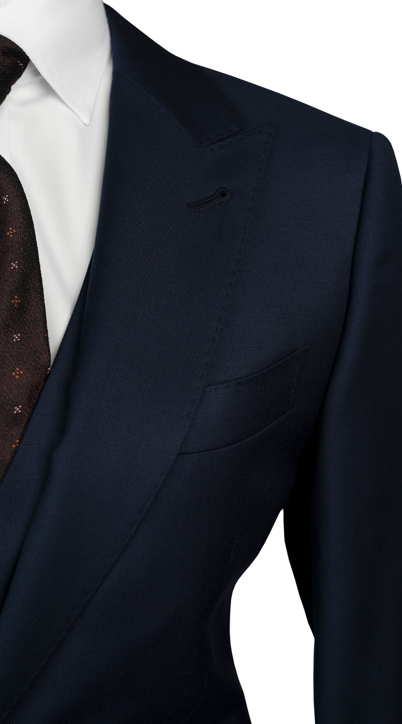 Midnight Blue Twill Suit