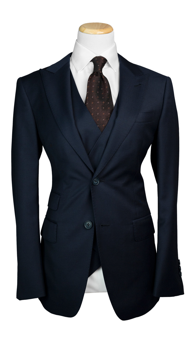 Midnight Blue Twill Suit