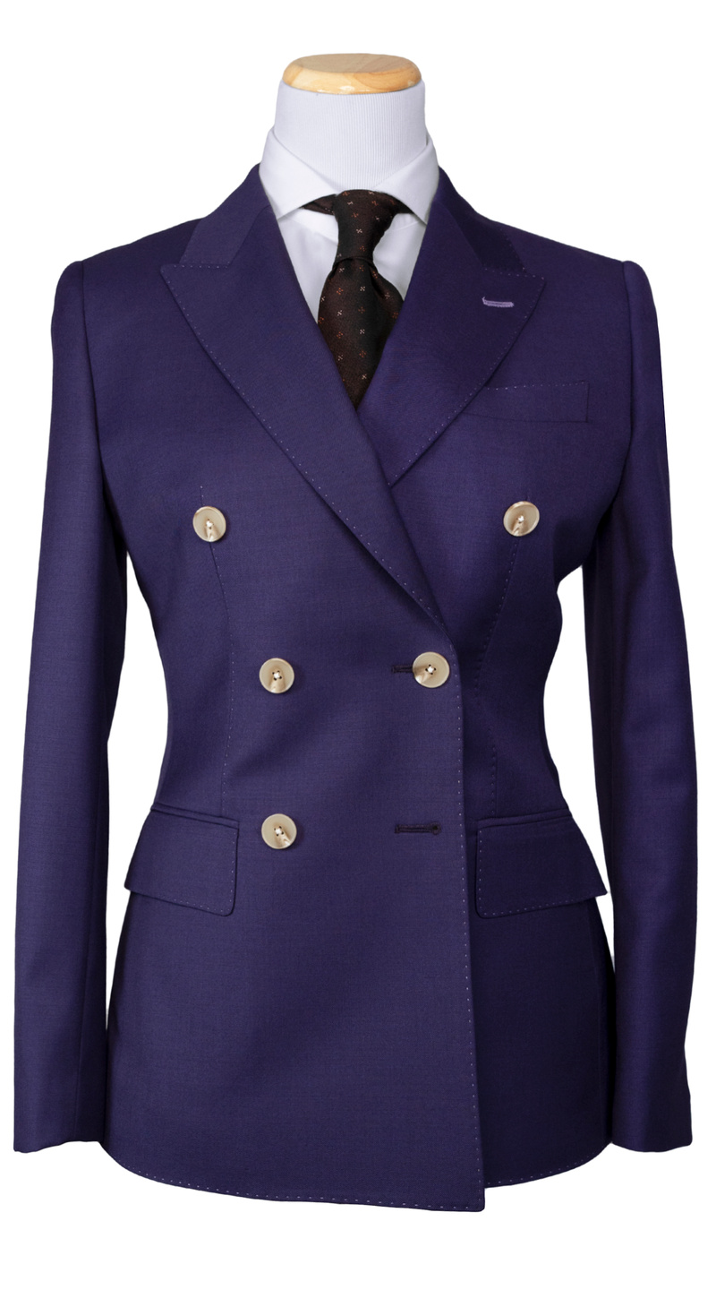 Amethyst Purple Double-Breasted Suit