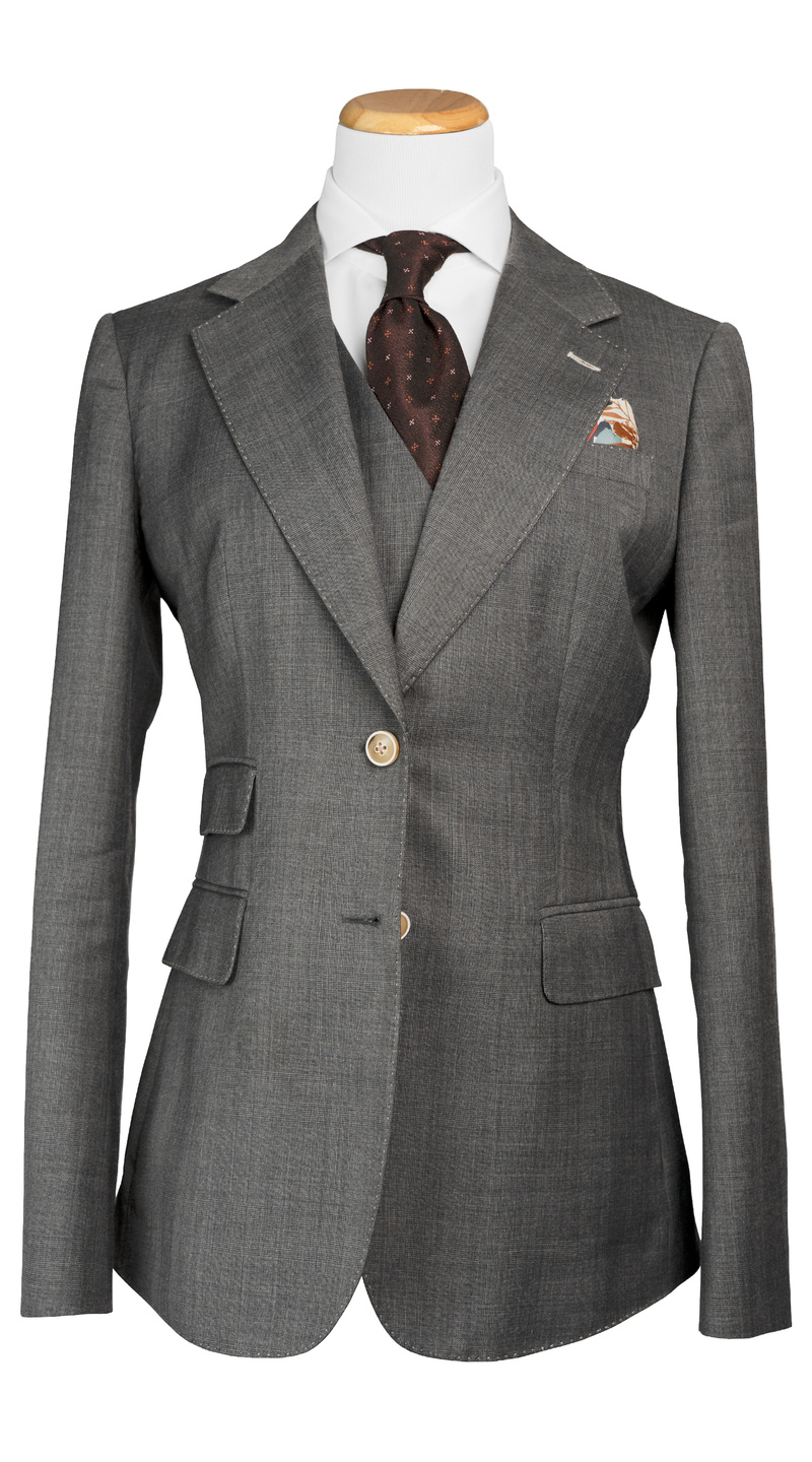 Slate Grey Glen Check Suit