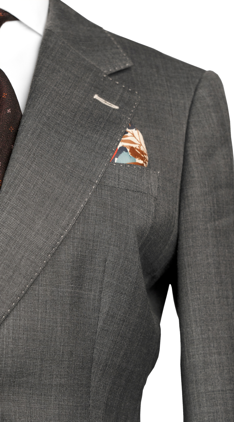 Slate Grey Glen Check Suit