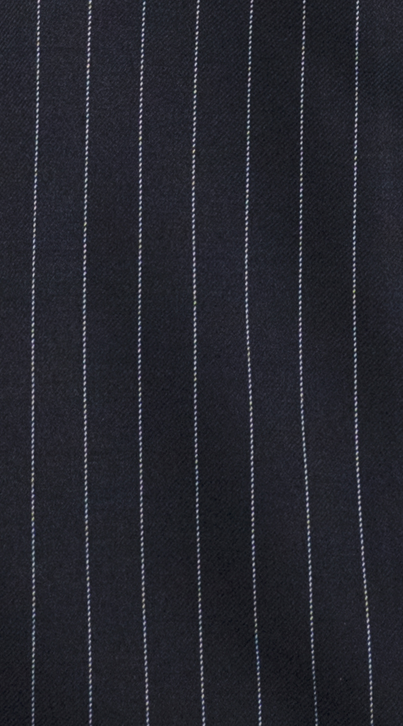 Midnight Blue Pinstripe Suit