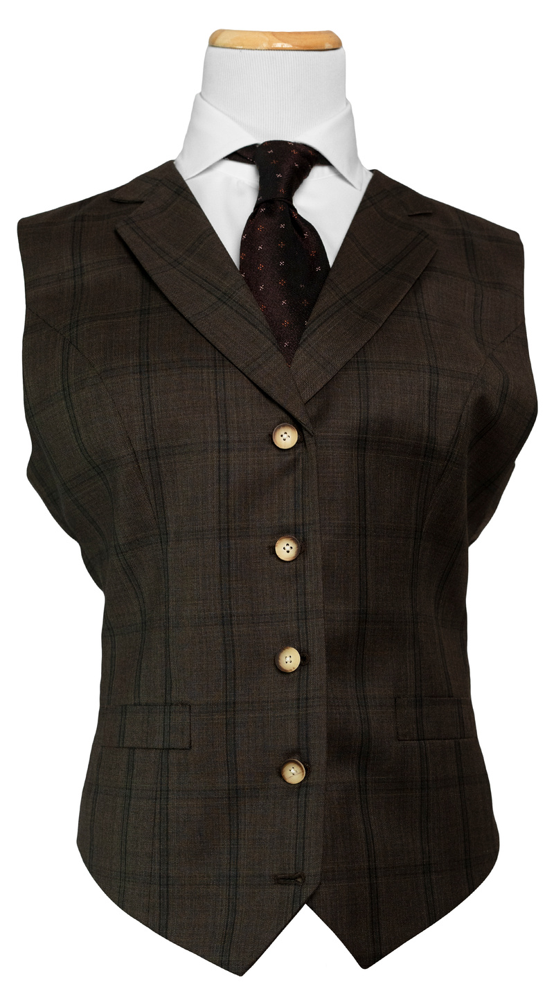 Walnut Glen Plaid Wool Suit