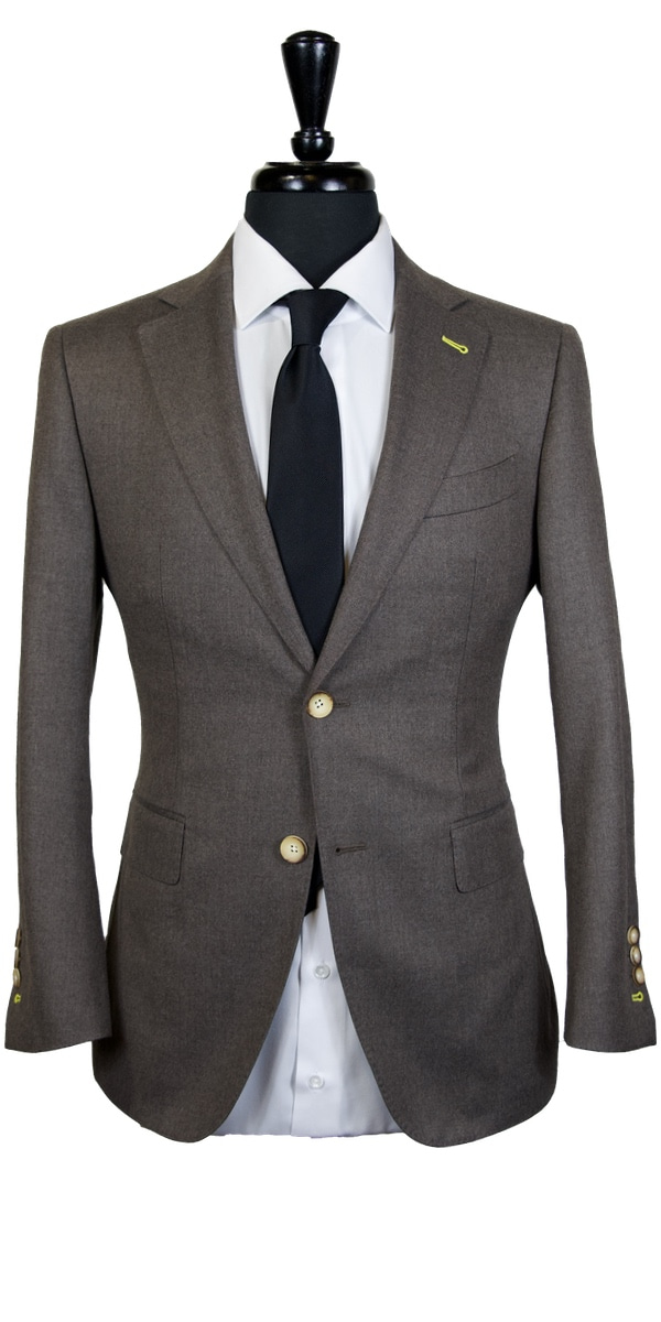 Ash Brown Wool Suit
