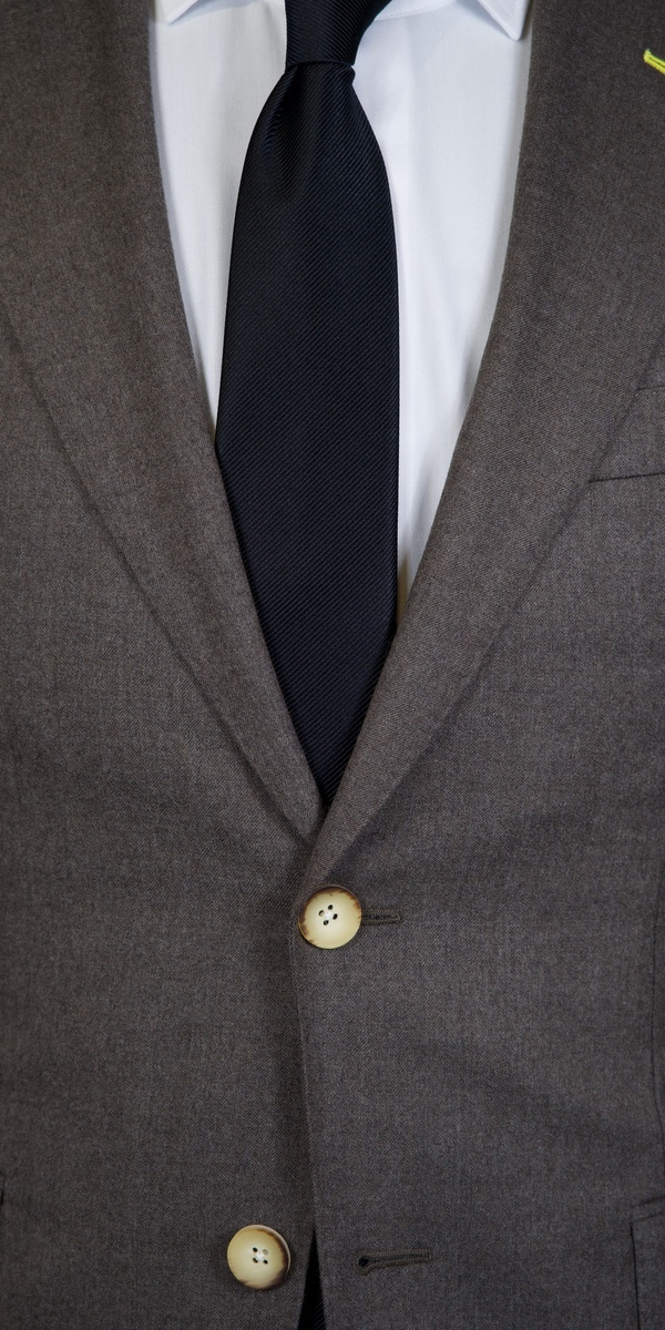 Ash Brown Wool Suit