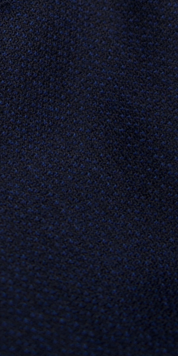 Dark Blue Chambray Wool Suit