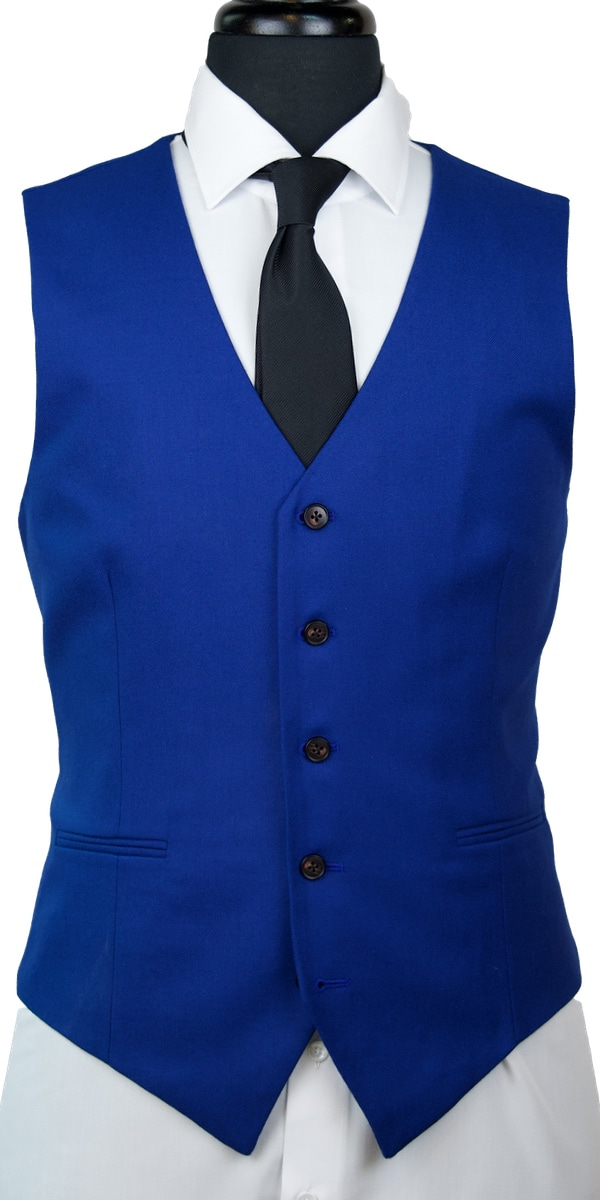 Egyptian Blue Wool Suit