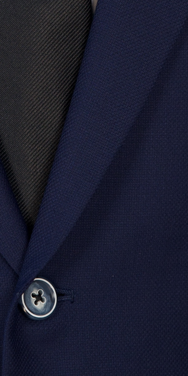 Complet bleu birdseye en laine