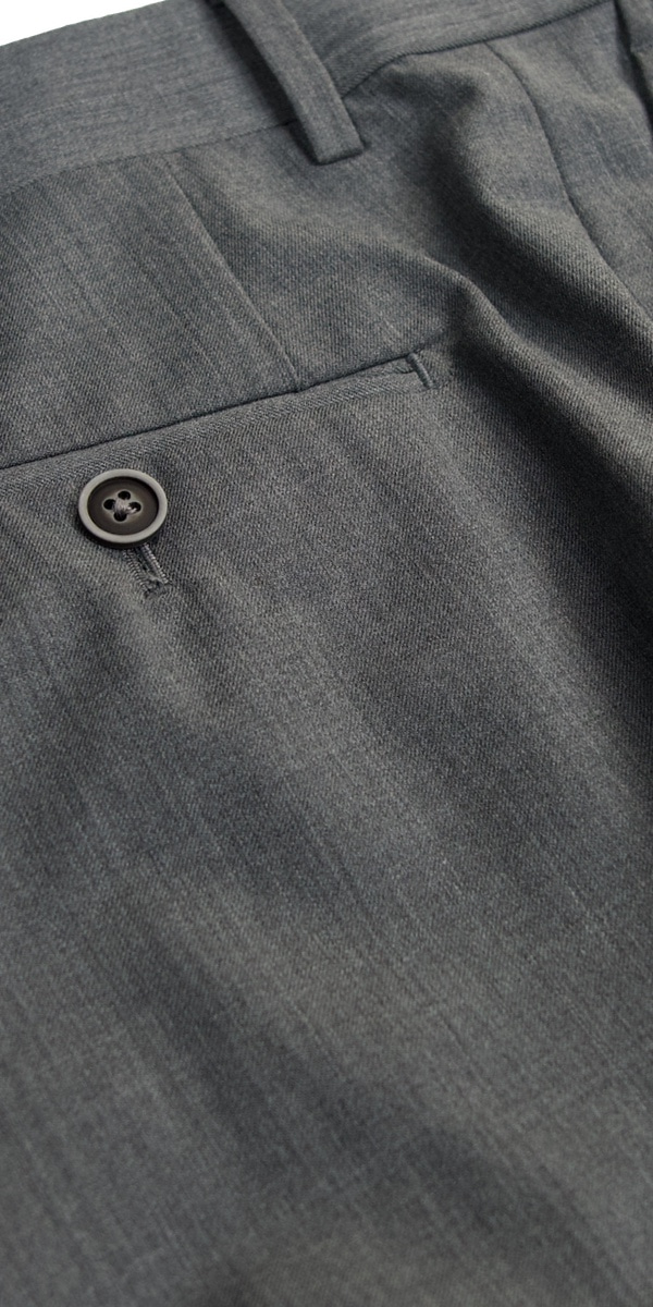 Steel Gray Wool Suit