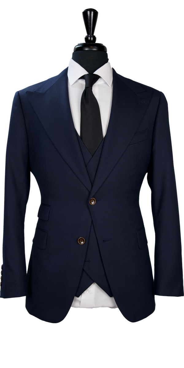 Oxford Blue Birdseye Wool Suit