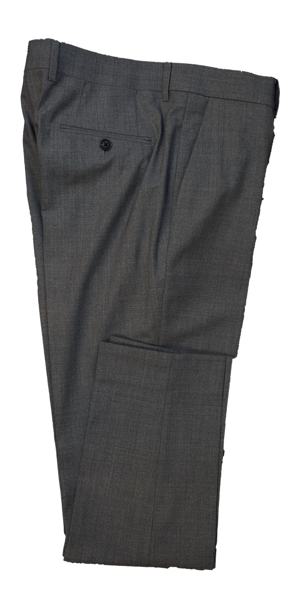 Grey Stretch Wool Suit