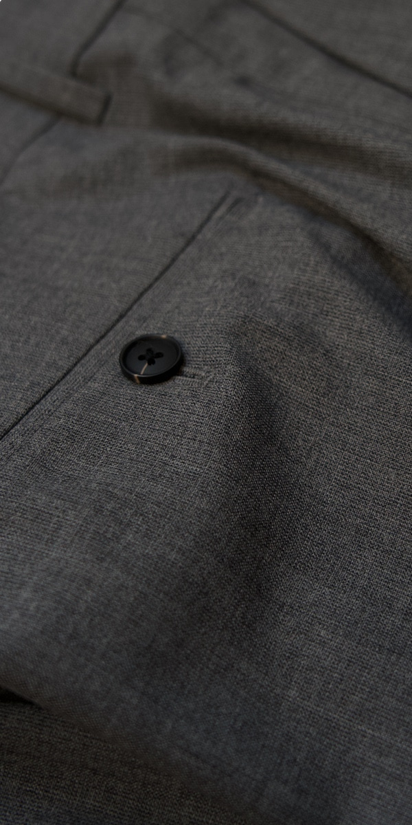Grey Stretch Wool Suit