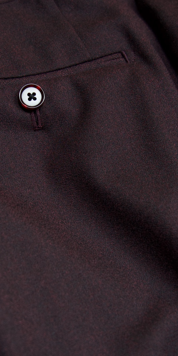 Raisin Melange Wool Suit