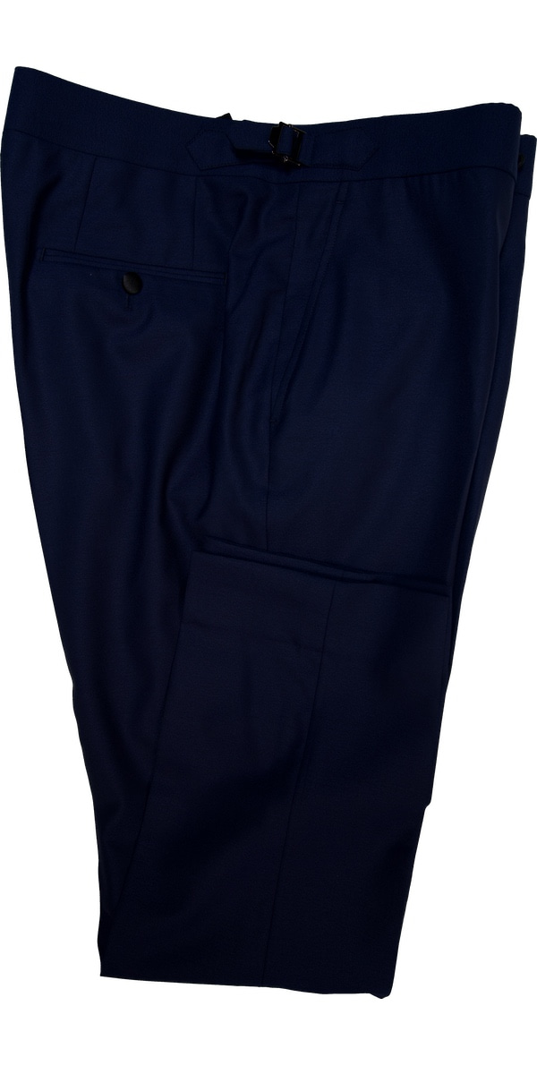 Navy Blue Dobby Shawl Tux