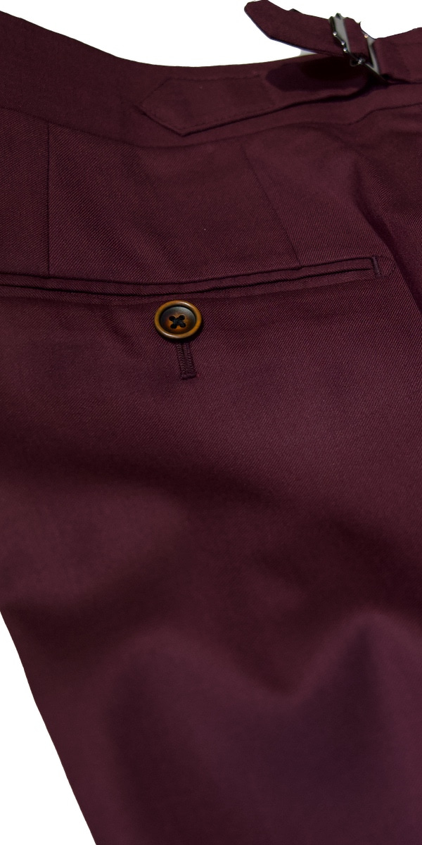 Complet bleu birdseye en laine