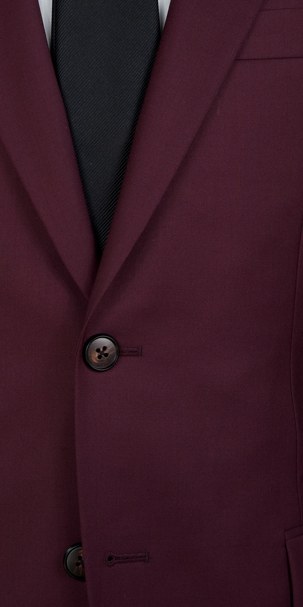 Complet bleu birdseye en laine