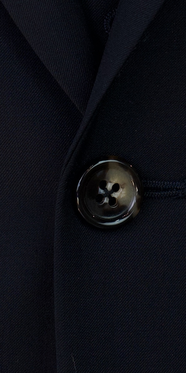 Silky Black Wool Suit