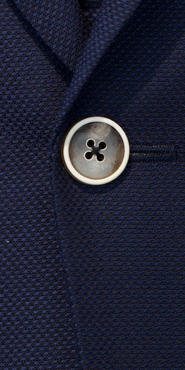 Blue Birdseye Wool Suit