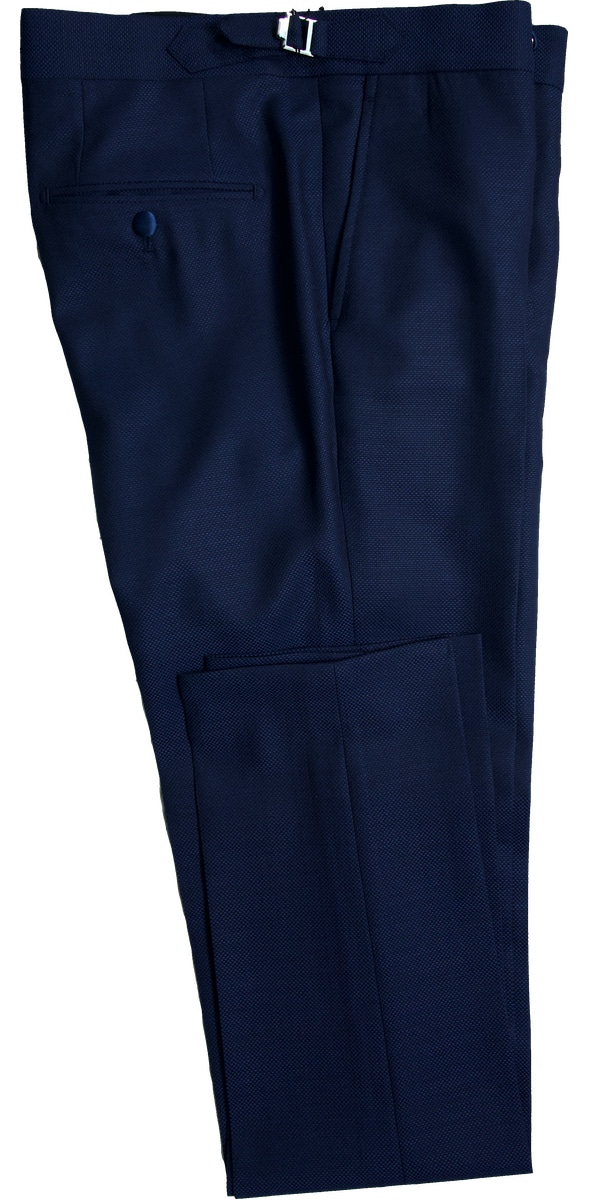 Complet bleu birdseye en laine