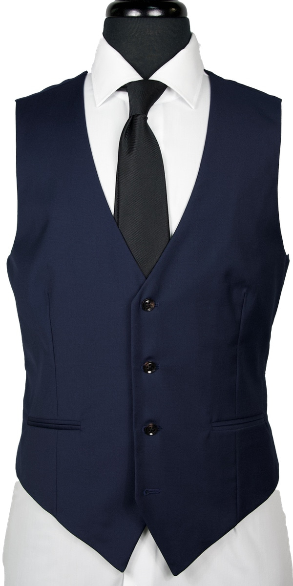 Midnight Blue Twill Wool Suit