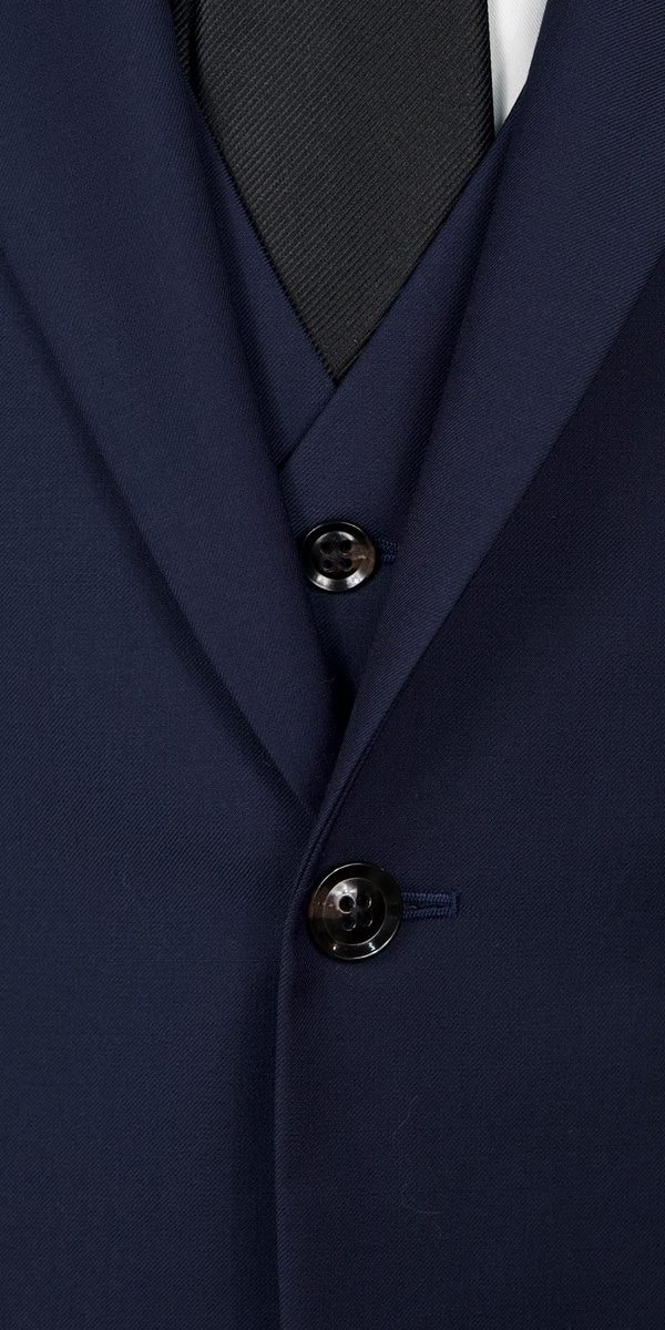 Midnight Blue Twill Wool Suit