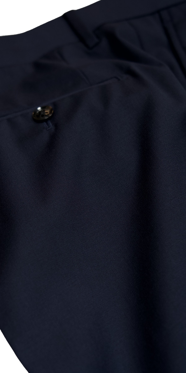 Midnight Blue Twill Wool Suit