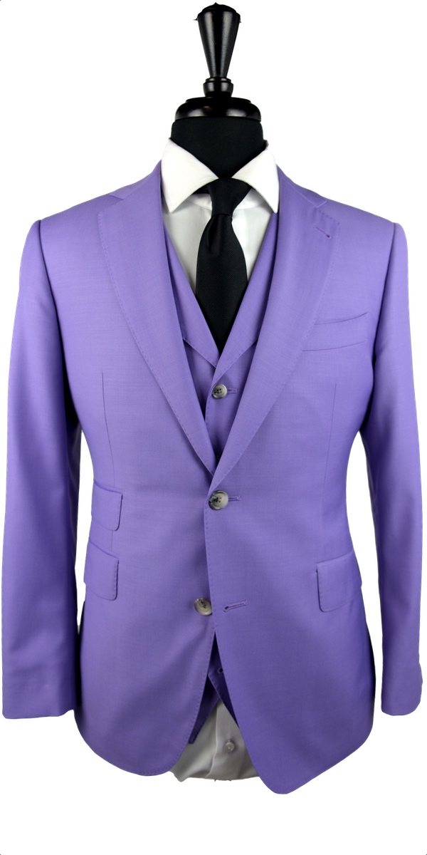Lilac Wool Suit