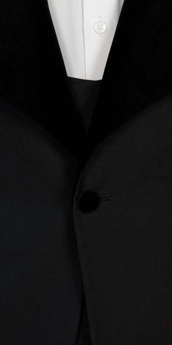 Classic Black Wool Tuxedo