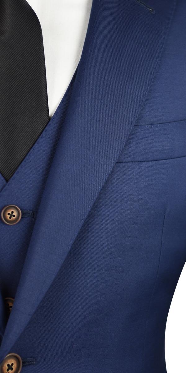 Navy Blue Wool Suit