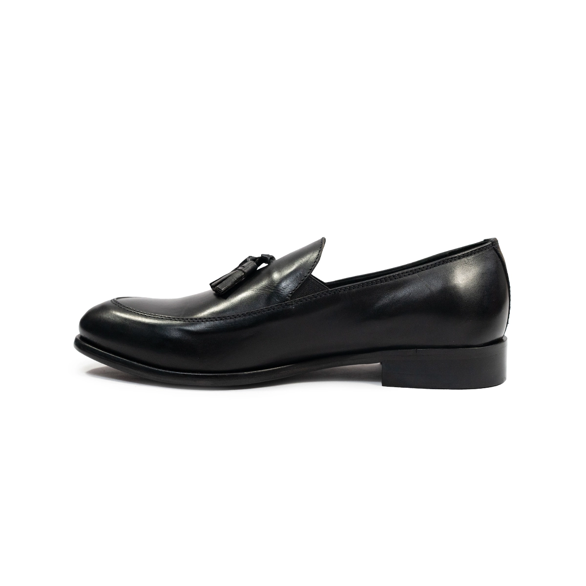 Black Tassel Loafer